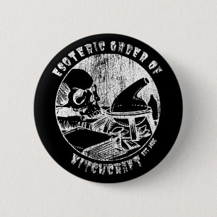 Chapa Redonda De 5 Cm Witchcraft Magic Order Occult Witch Alchemist
