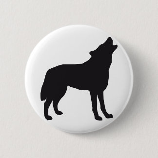 Chapa Redonda De 5 Cm wolf