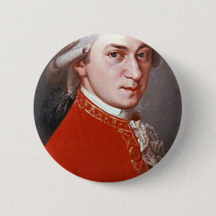 Chapa Redonda De 5 Cm Wolfgang Amadeus Mozart
