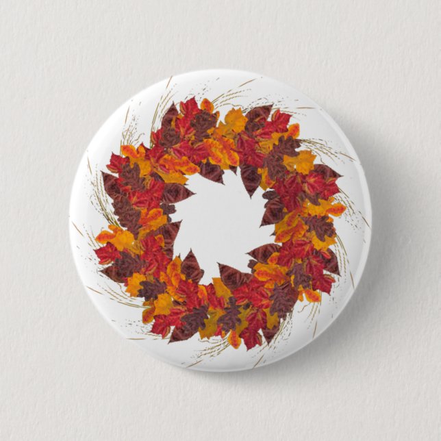 Chapa Redonda De 5 Cm Wreath (Anverso)
