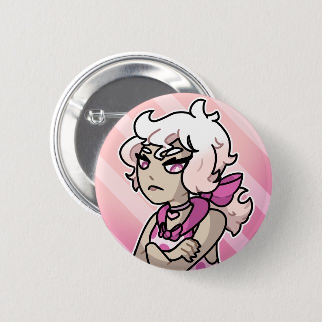 Chapa Redonda De 5 Cm Wysteria (Anverso y reverso)