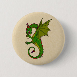 Chapa Redonda De 5 Cm Wyvern