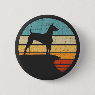 Chapa Redonda De 5 Cm Xoloitzcuintli Retro Vintage 60 s 70 Perro propio