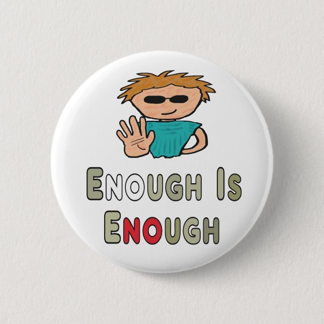 Chapa Redonda De 5 Cm Ya Basta (Anverso)