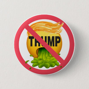 Chapa Redonda De 5 Cm ¿Ya Te Enferma Trump?botón