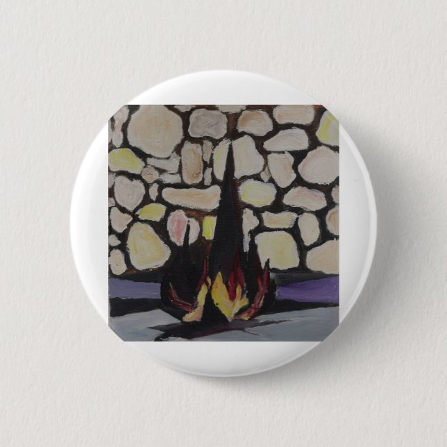 Chapa Redonda De 5 Cm Yad Vashem (Anverso)