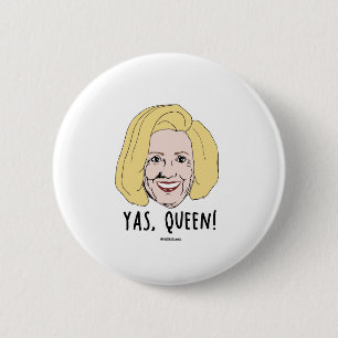 Chapa Redonda De 5 Cm Yas Reina - Humor Politiclothes -