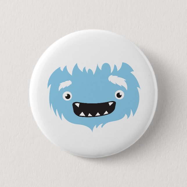 Chapa Redonda De 5 Cm Yeti (Anverso)