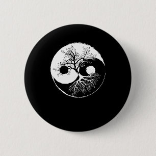 Chapa Redonda De 5 Cm Yin Yang Bonsai regalo de Meditación de Armonía en