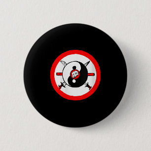 Chapa Redonda De 5 Cm Yin Yang Tai Chi Martial Arts Sword And Fis