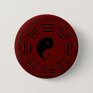 Chapa Redonda De 5 Cm yin-Yang yo-ching