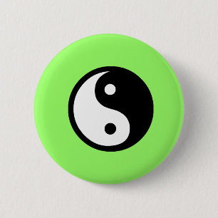 Chapa Redonda De 5 Cm ying yang
