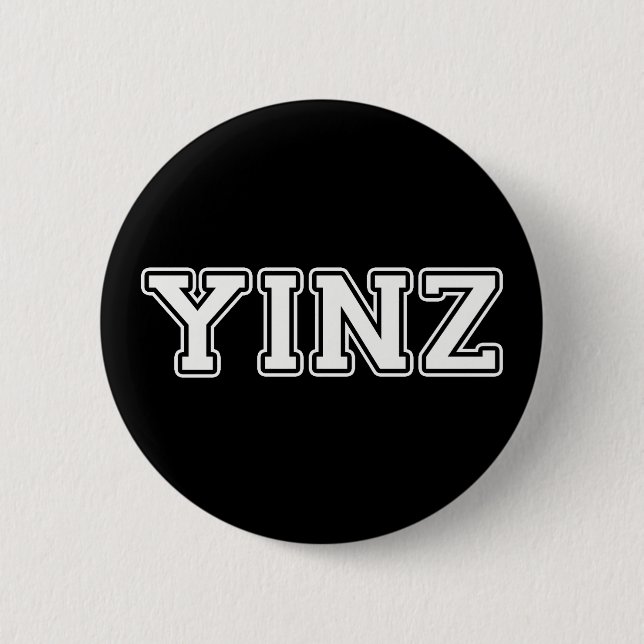 Chapa Redonda De 5 Cm Yinz (Anverso)