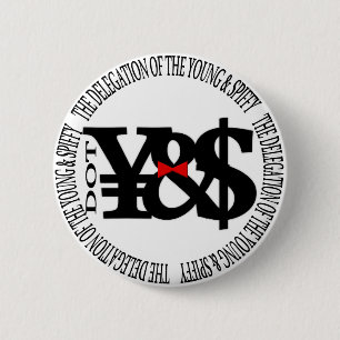 Chapa Redonda De 5 Cm YNSC - Pin corporativo