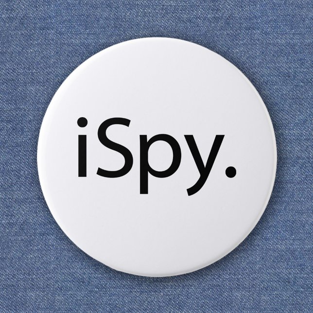 Chapa Redonda De 5 Cm Yo Espío (iSpy) (Subido por el creador)