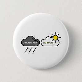 Chapa Redonda De 5 Cm ¡YO PLEUS NO TENGO SOL! - Juegos de palabras