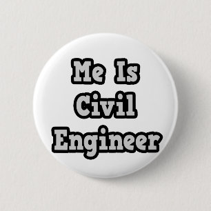 Chapa Redonda De 5 Cm Yo Soy Ingeniero Civil