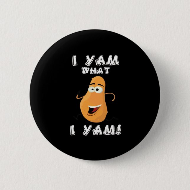 Chapa Redonda De 5 Cm Yo soy lo que soy un meme divertidísimo (Anverso)