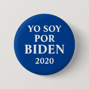 Chapa Redonda De 5 Cm Yo Soy Por Biden