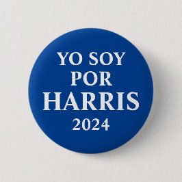 Chapa Redonda De 5 Cm Yo soy por Harris