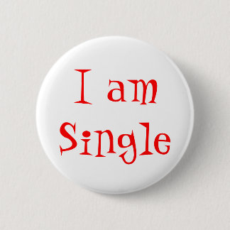 Chapa Redonda De 5 Cm Yo soy Single Pin