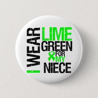 Chapa Redonda De 5 Cm Yo Uso Lime Green Para Mi Linfoma De Niña