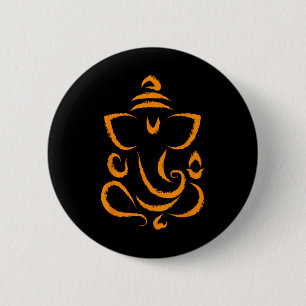 Chapa Redonda De 5 Cm Yoga hindú indio Meditación Deepavali Diwali Rang