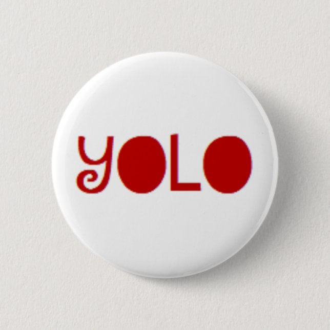 Chapa Redonda De 5 Cm yolo (Anverso)