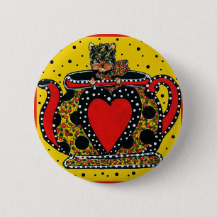 Chapa Redonda De 5 Cm Yorkie Poo