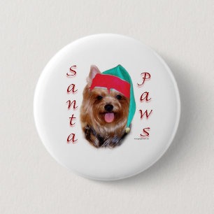 Chapa Redonda De 5 Cm Yorkshire Terrier Santa Paws