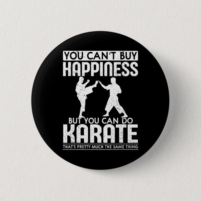 Chapa Redonda De 5 Cm You Can’t Buy Happiness  (Anverso)