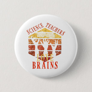 Chapa Redonda De 5 Cm You Can't Scare Me Funny Teacher Halloween