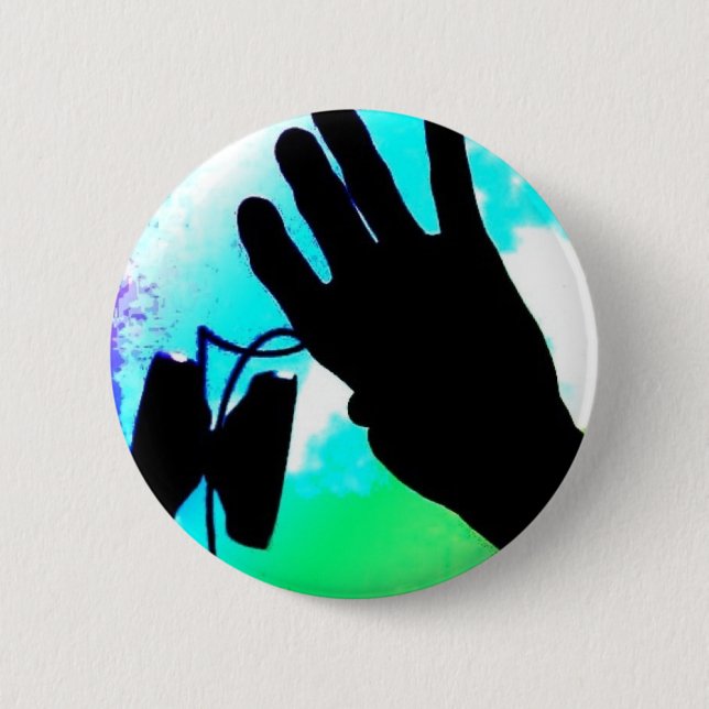 Chapa Redonda De 5 Cm yoyo en el cielo (Anverso)