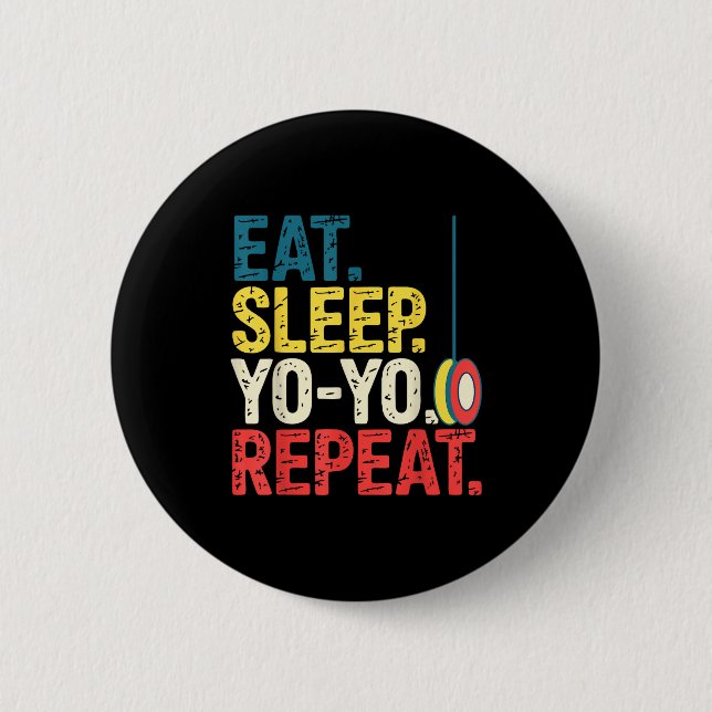 Chapa Redonda De 5 Cm Yoyo Player Yo-yo Enthusiast  (Anverso)