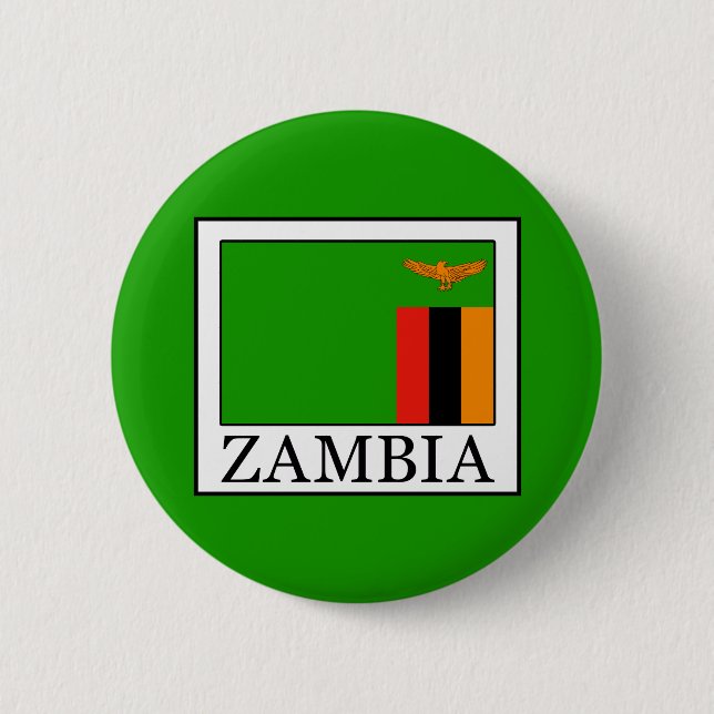 Chapa Redonda De 5 Cm Zambia (Anverso)