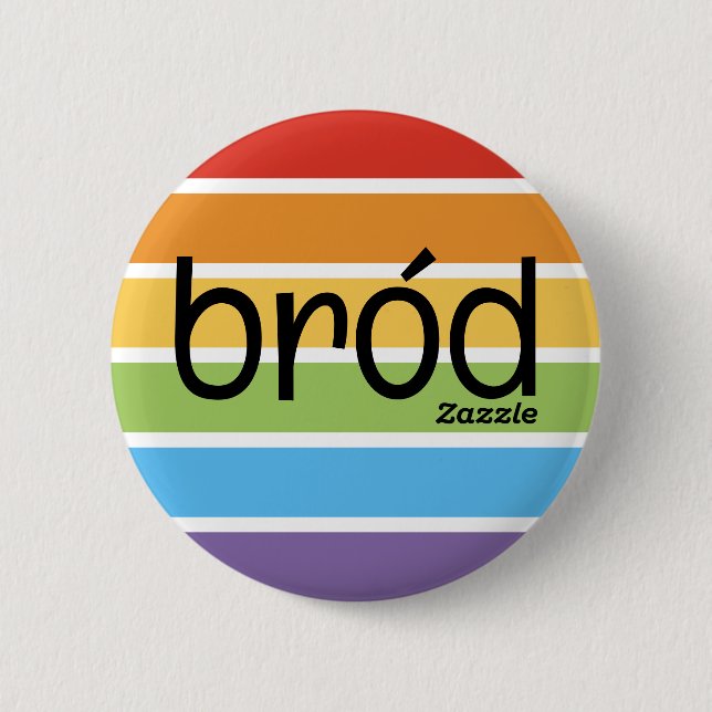 Chapa Redonda De 5 Cm Zazzle Orgullo (Anverso)