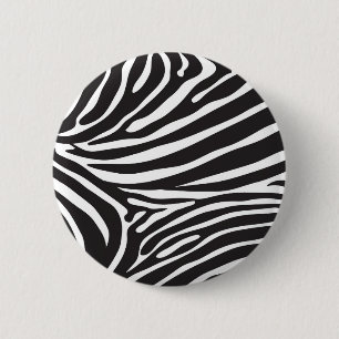 Chapa Redonda De 5 Cm Zebra