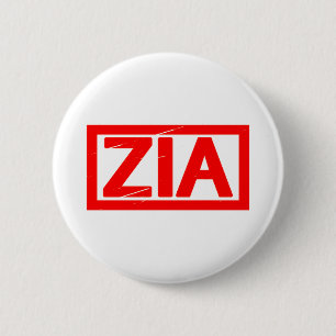 Chapa Redonda De 5 Cm Zia Stamp