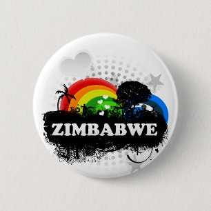 Chapa Redonda De 5 Cm Zimbabwe con sabor a fruta lindo