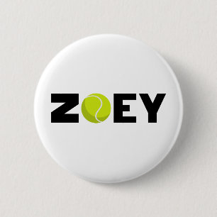 Chapa Redonda De 5 Cm Zoey Tennis