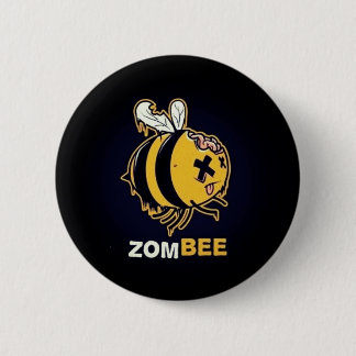 Chapa Redonda De 5 Cm Zombee