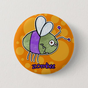 Chapa Redonda De 5 Cm zombee