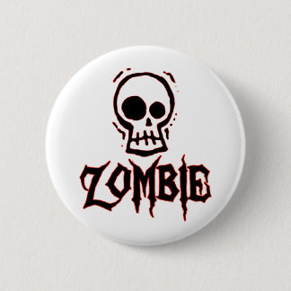 Chapa Redonda De 5 Cm Zombi