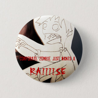 CHAPA REDONDA DE 5 CM ZOMBI CORPORATIVO