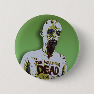 Chapa Redonda De 5 Cm Zombi de Halloween