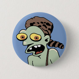 Chapa Redonda De 5 Cm Zombi del Hillbilly