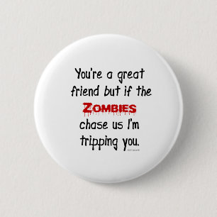 Chapa Redonda De 5 Cm Zombis