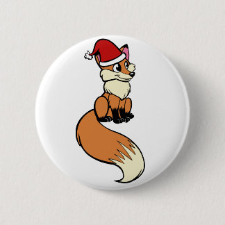 CHAPA REDONDA DE 5 CM ZORRO DEL NAVIDAD