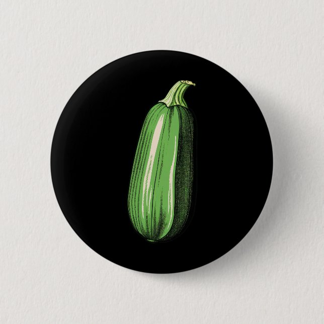 Chapa Redonda De 5 Cm Zucchini Lazy Easy Funny Matando Costum Halloween (Anverso)
