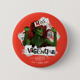 Chapa Redonda De 5 Cm Zumo de remolacha   Miss Argentina